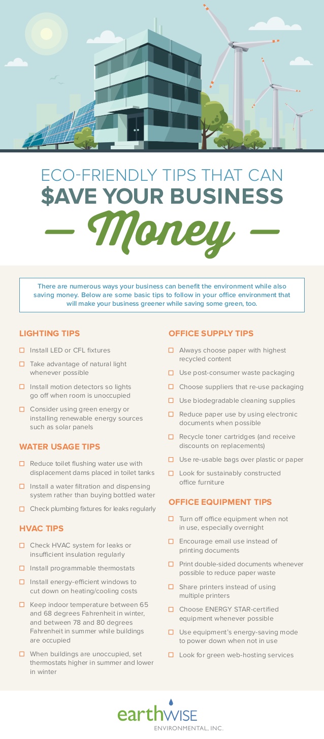 Eco-friendly Tips to Help Save Your Business Money Eco-friendly Tips to Help Save Your Business Money